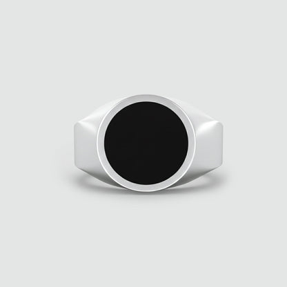 Adil – Black Onyx Signet Ring 13mm