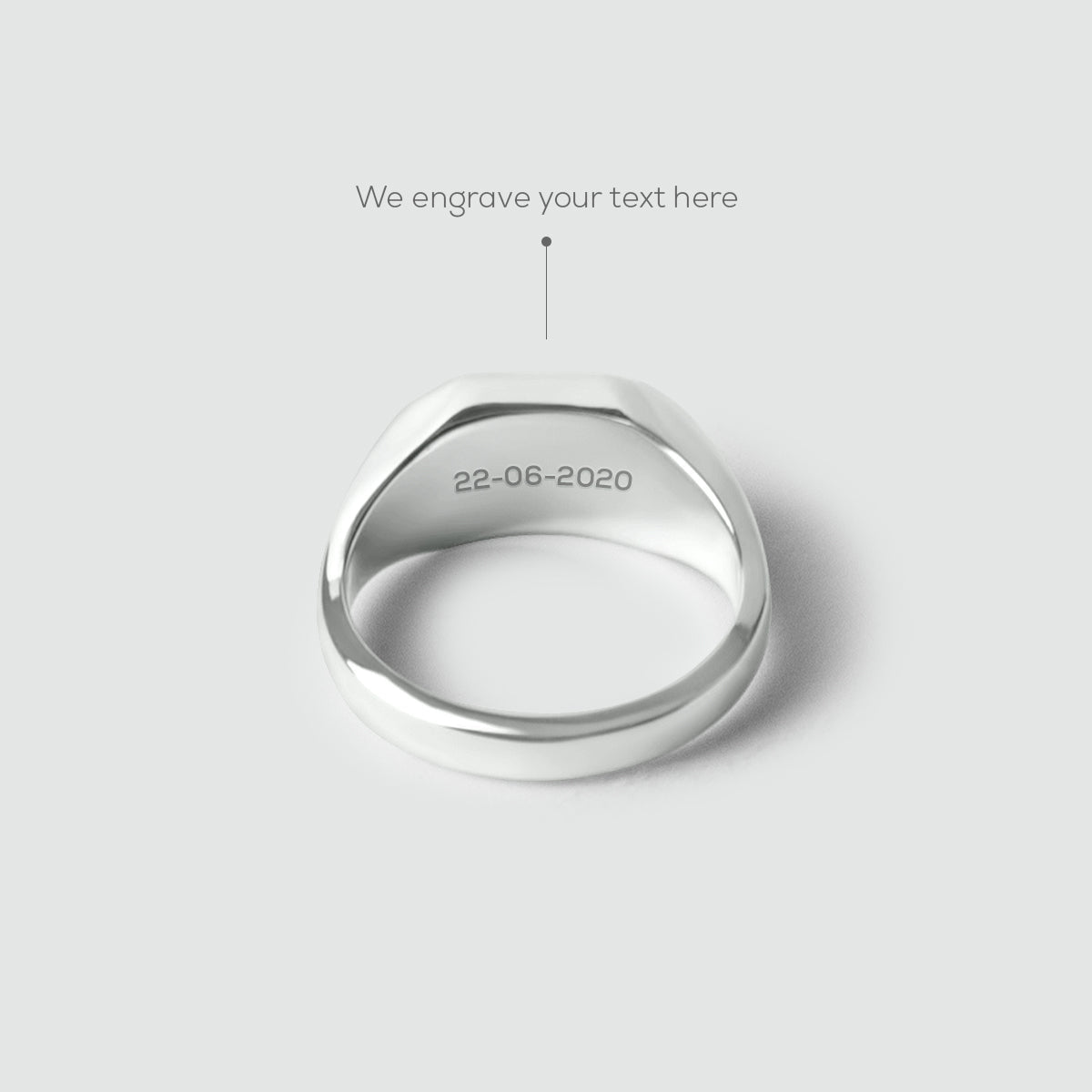 Hadi - Elegant Blue Pietersite Signet Ring 7mm - NineTwoFive