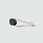 Hadi - Elegant Blue Pietersite Signet Ring 7mm - NineTwoFive