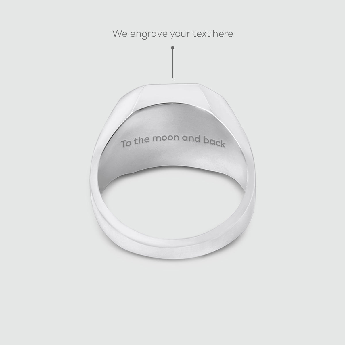Halim - Blue Pietersite Signet Ring 13mm - NineTwoFive