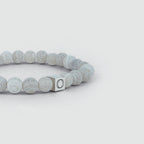Abyad - White Beaded Bracelet 8mm