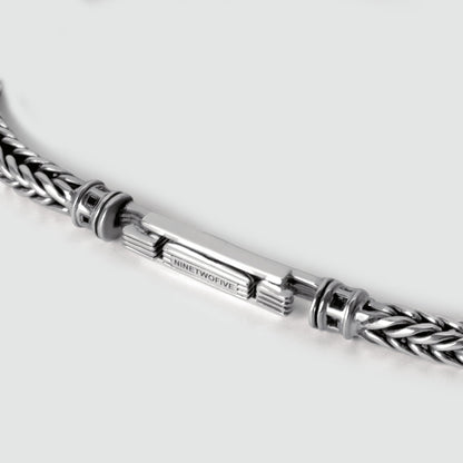 Adam - Sterling Silver Braided Bracelet 5mm
