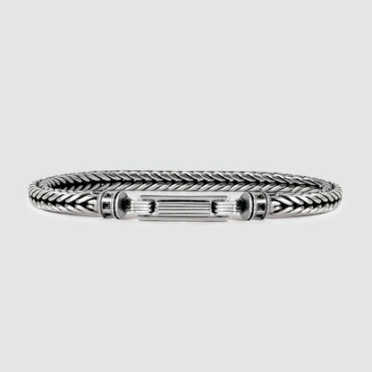Adam - Sterling Silver Braided Bracelet 5mm