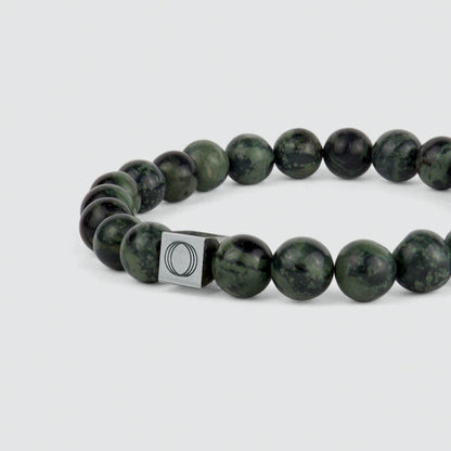 Ahgdar -  Green Beaded Bracelet 8mm