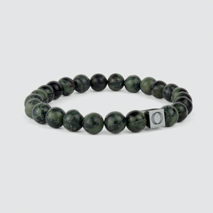 Ahgdar -  Green Beaded Bracelet 8mm