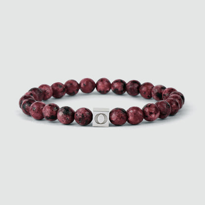 Ahmar - Red Beaded Bracelet 8mm