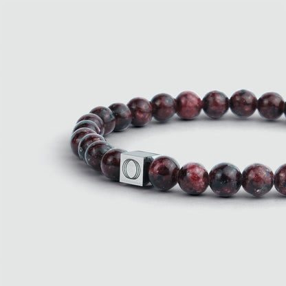 Ahmar - Red Beaded Bracelet 6mm