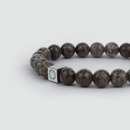 Albuna - Brown Beaded Bracelet 8mm