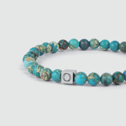 Alfiruz - Turquoise Beaded Bracelet 6mm