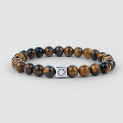 Alnamr - Tiger Eye Beaded Bracelet 8mm