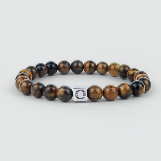 Alnamr - Tiger Eye Beaded Bracelet 8mm