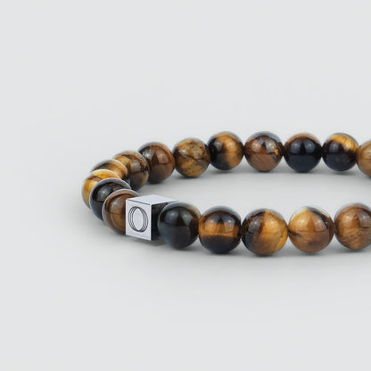 Alnamr - Tiger Eye Beaded Bracelet 8mm