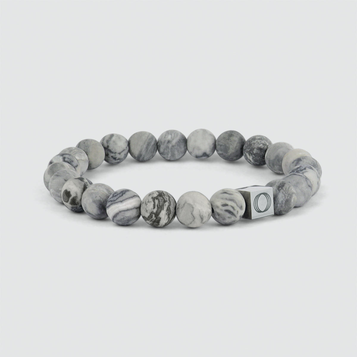 Alrazas - Grey Beaded Bracelet 8mm