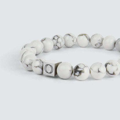 Alrukham - White Beaded Bracelet 8mm