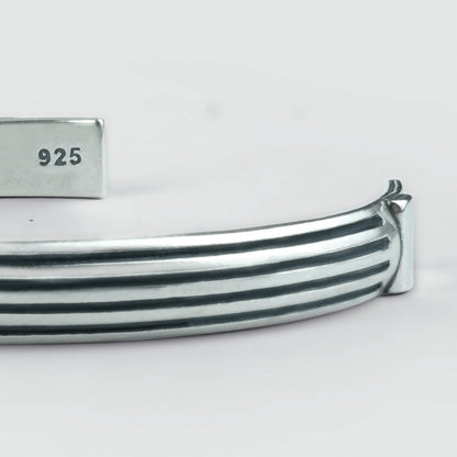 Arkan - Sterling Silver Bangle Bracelet 8mm