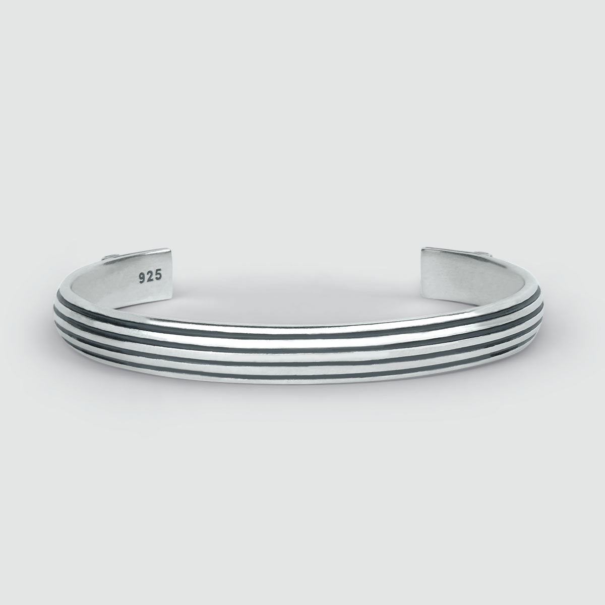 Arkan - Sterling Silver Bangle Bracelet 8mm