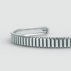 Kenan - Sterling Silver Bangle Bracelet 7mm