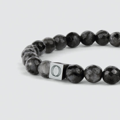 Aswad - Black Beaded Bracelet 8mm