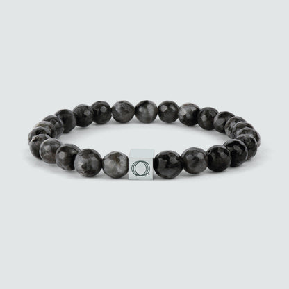 Aswad - Black Beaded Bracelet 8mm