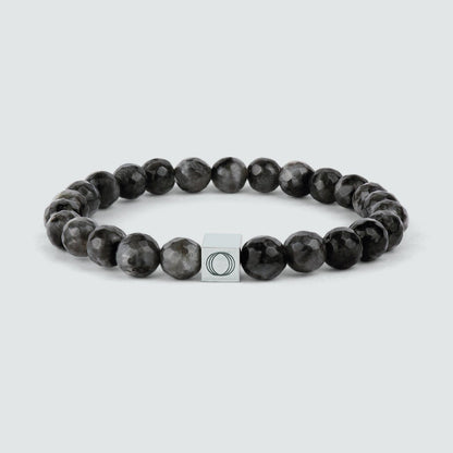 Aswad - Black Beaded Bracelet 6mm
