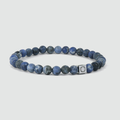 Azraq - Blue Beaded Bracelet 6mm