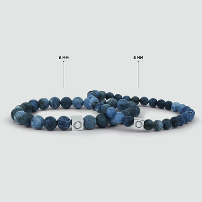 Azraq - Blue Beaded Bracelet 8mm