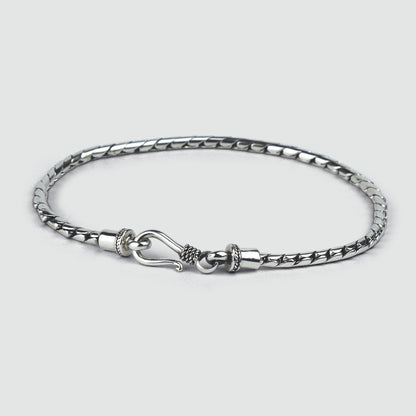 Emir -Sterling Silver Minimalist Bracelet 2.5mm
