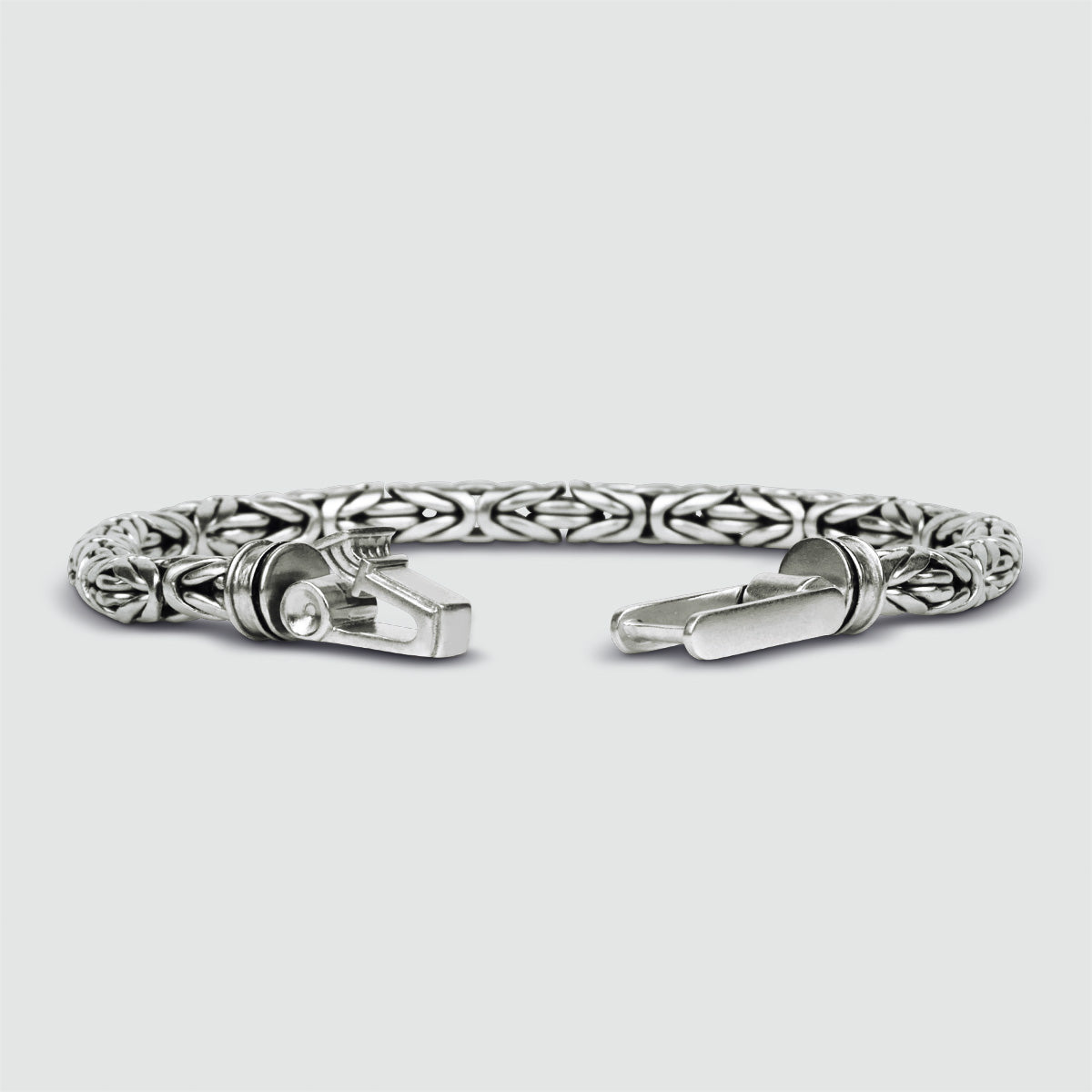 Turath - Sterling Silver Byzantine Kings Bracelet 5mm