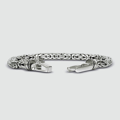 Turath - Sterling Silver Byzantine Kings Bracelet 5mm