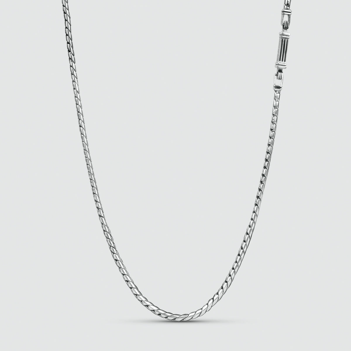 Emir - Sterling Silver Minimalist Necklace 2.5mm