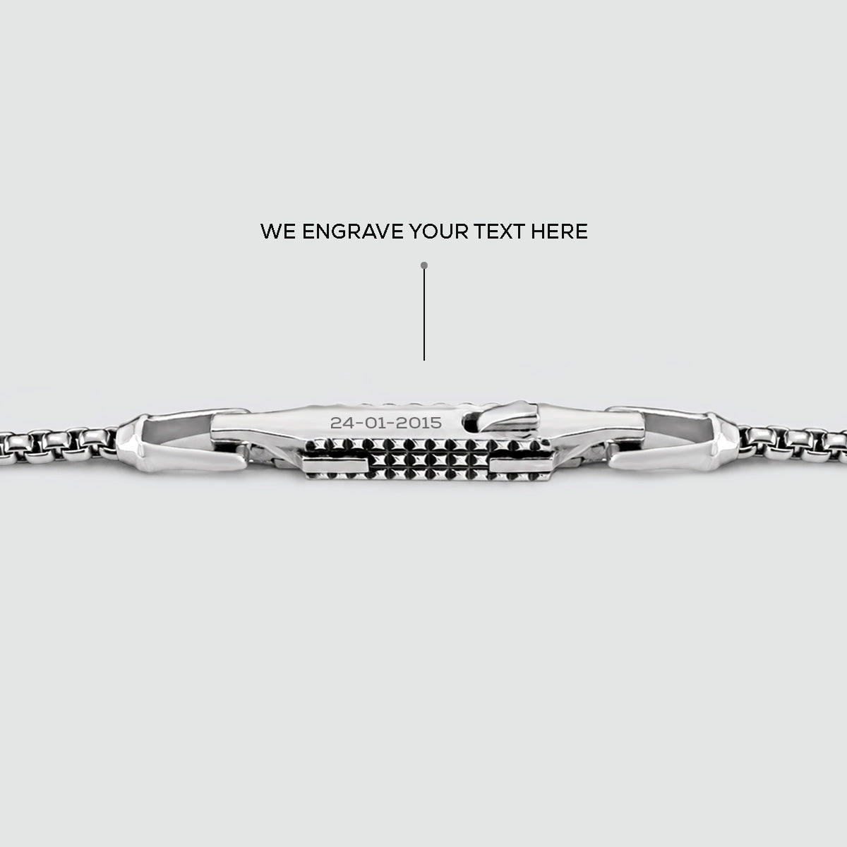 Kamal - Sterling Silver Venetian Box Chain Necklace 3mm