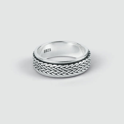 Hani - Sterling Silver Spinner Ring 7mm