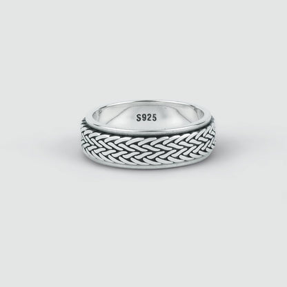 Hani - Sterling Silver Spinner Ring 7mm