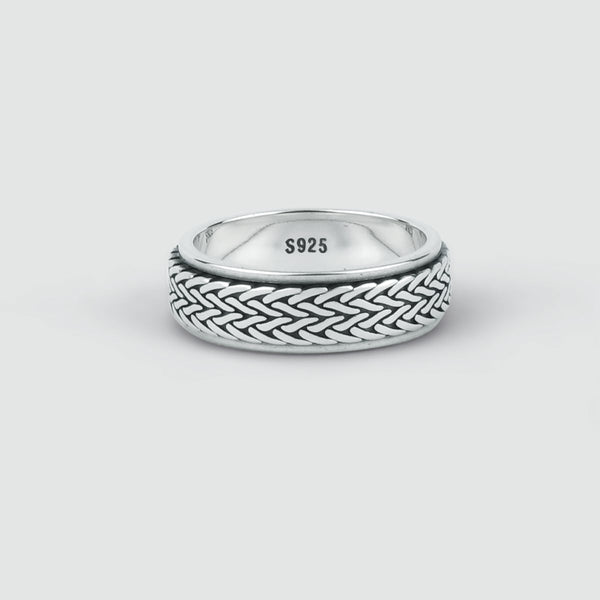 Hani - Sterling Silver Spinner Ring 7mm