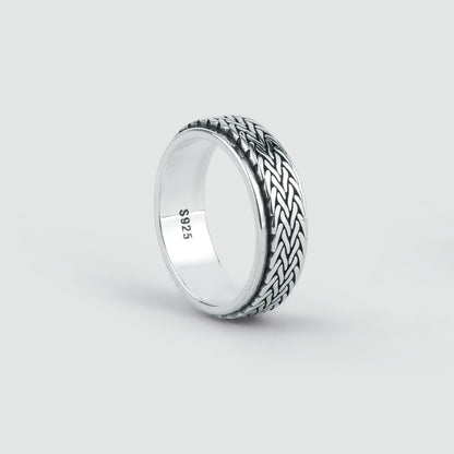 Hani - Sterling Silver Spinner Ring 7mm