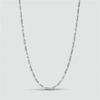 Kadeem - Sterling Silver Ornaments Chain Necklace 3.5mm