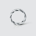 Rayen - Silver Cuban Link Ring 9mm