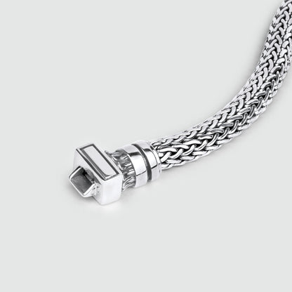 Mirza - Sterling Silver Braided Bracelet 7mm