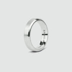 Tamir - Matt Silver Ring 6mm