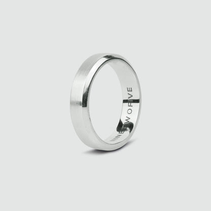 Tamir - Matt Silver Ring 6mm