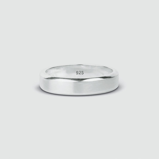 Tamir - Matt Silver Ring 6mm