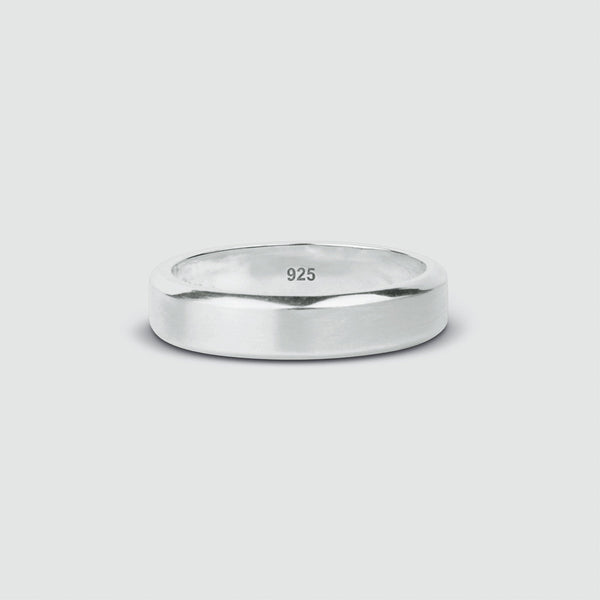 Tamir - Matt Silver Ring 6mm