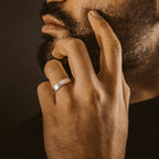Tamir - Matt Silver Ring 6mm