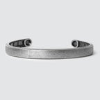 Fudail - Rough Brushed Sterling Silver Bangle 8mm