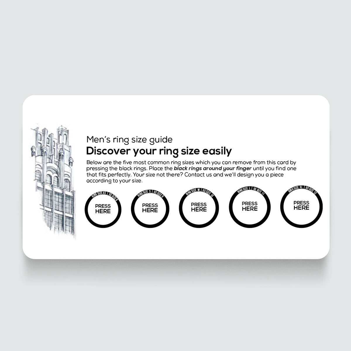 Ring sizer tool