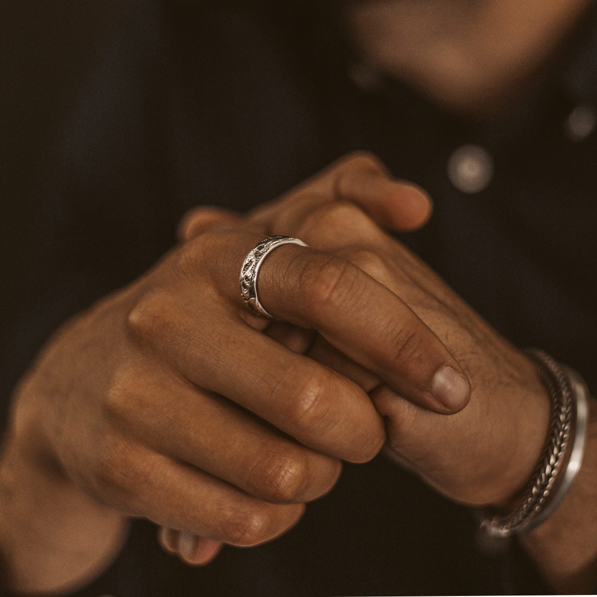 Tarif - Unique Sterling Silver Ring 7mm