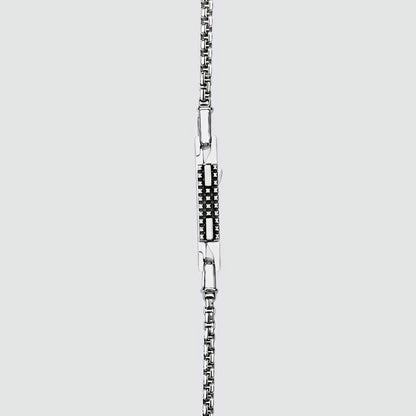 Kamal - Sterling Silver Venetian Box Chain Necklace 3mm