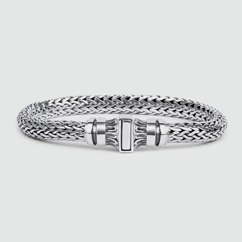 Mirza - Sterling Silver Braided Bracelet 7mm