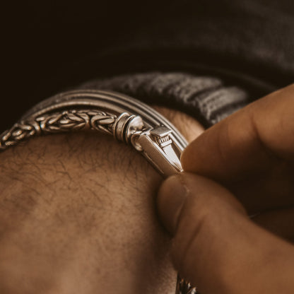 Turath - Sterling Silver Byzantine Kings Bracelet 5mm