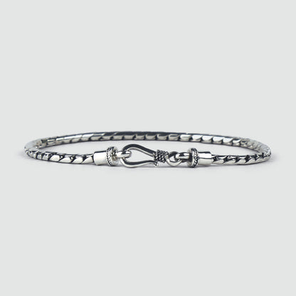 Emir -Sterling Silver Minimalist Bracelet 2.5mm